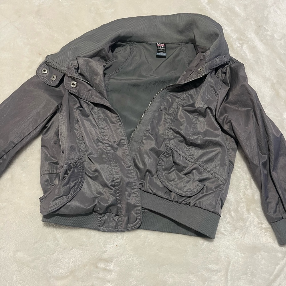 Vintage Y2K Silver Metallic Jacket